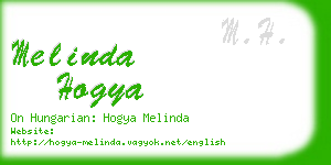 melinda hogya business card